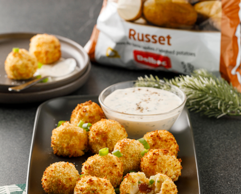 Boules de pommes de terre jalapeno poppers